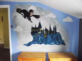 Harry Potter Hogwarts Castle - Mural