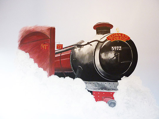 Harry Potter Hogwarts Train Mural