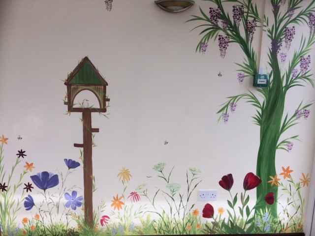 Haulfryn Care Home, Garden Mural
