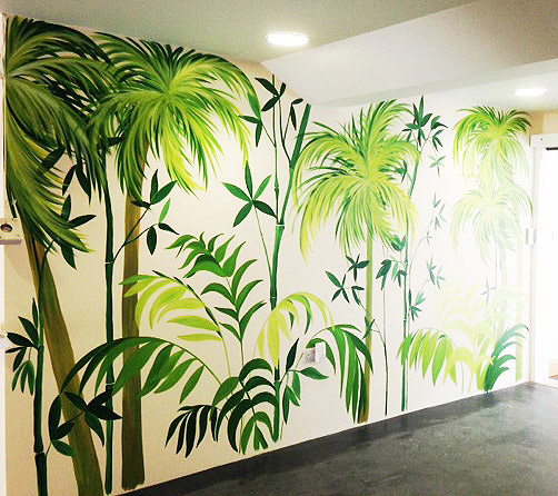 Palm Trees Mural