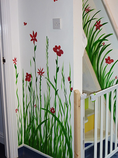 Flower Day Nursery Mural