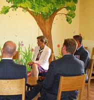 RAF Wittering Royal Visit Mural