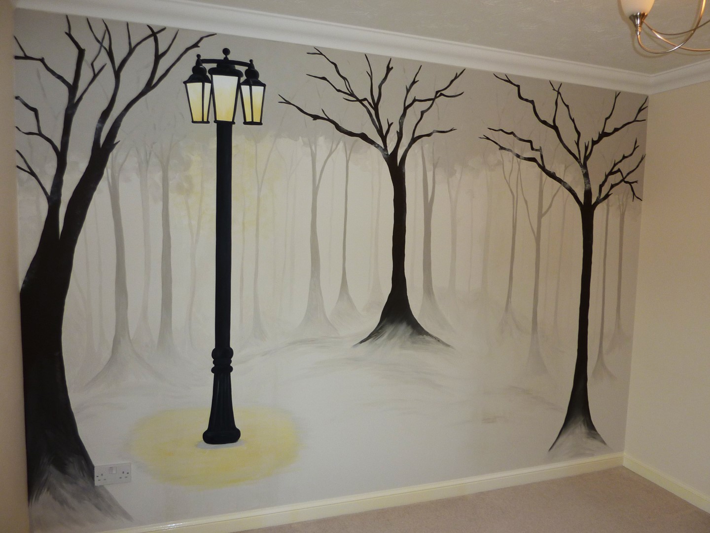 Misty Tree Mural