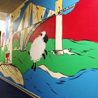 Abstract UK Elements Mural