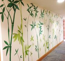 Bamboo Mural