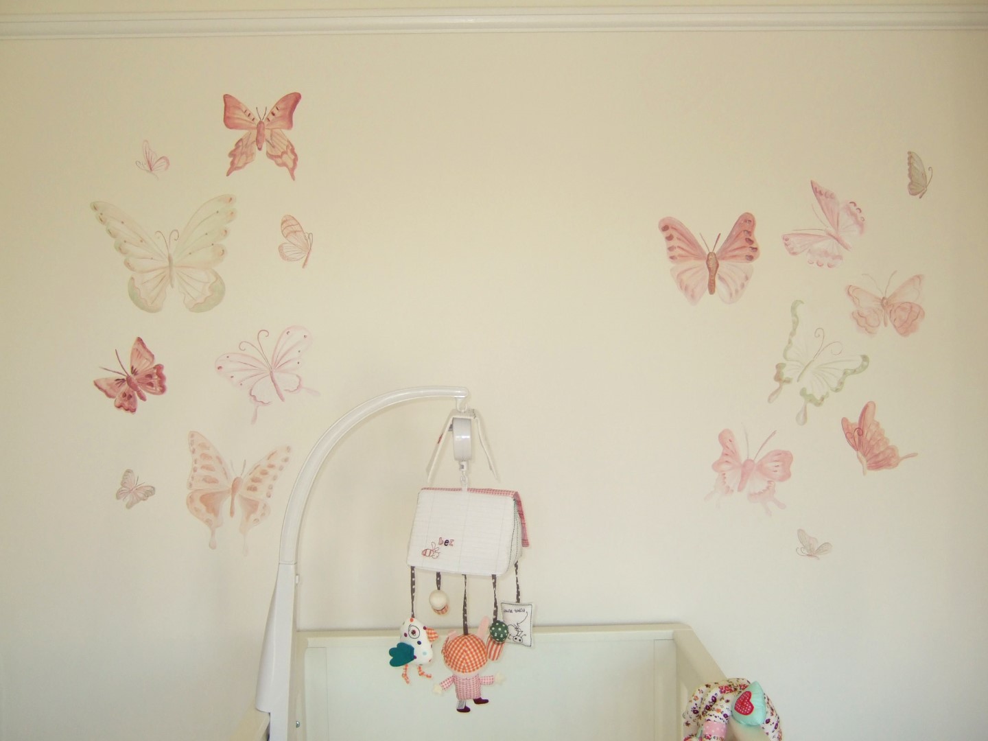 Vintage Butterflies Mural