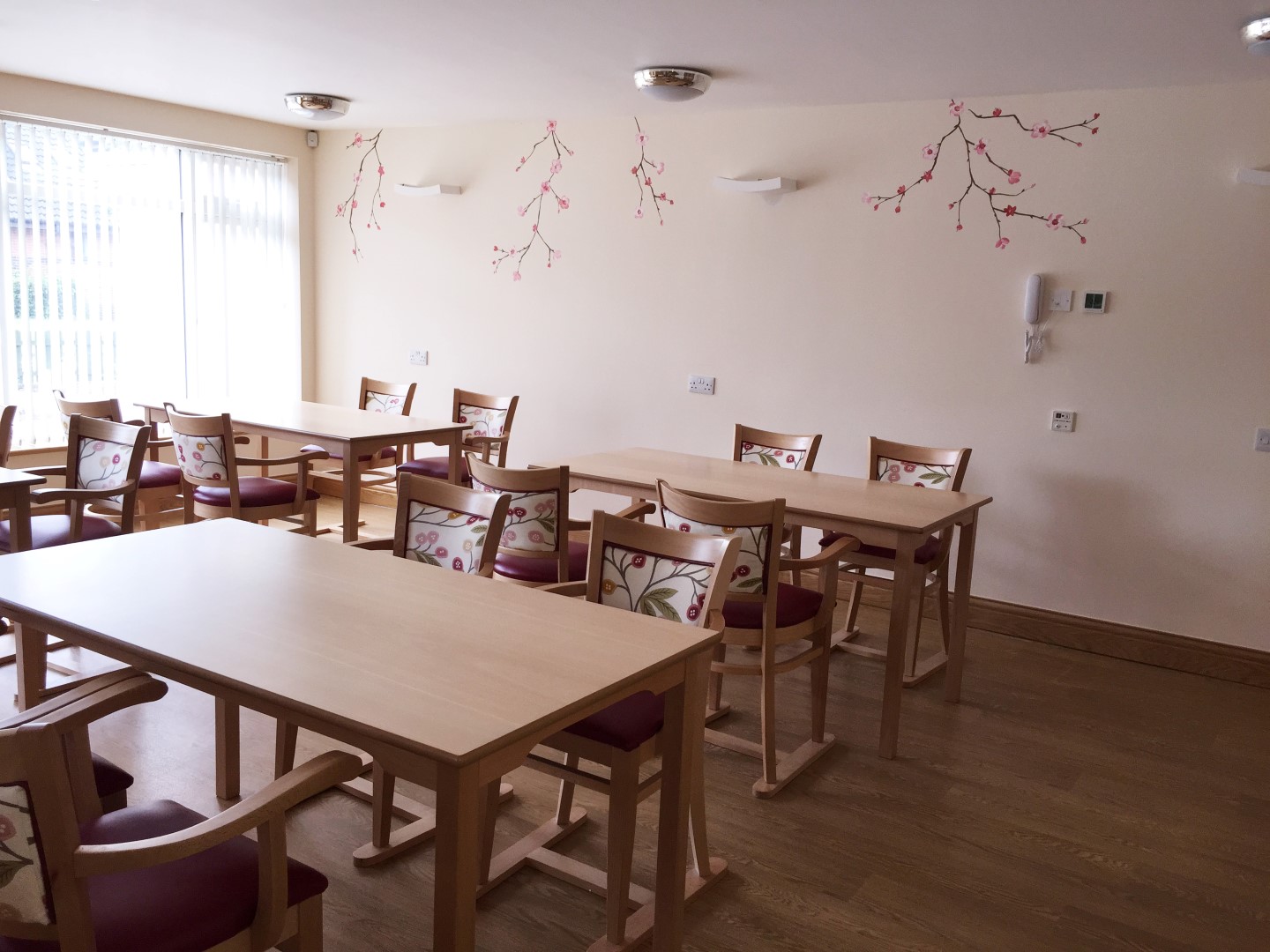 Cherry Blossom Dining Room Mural