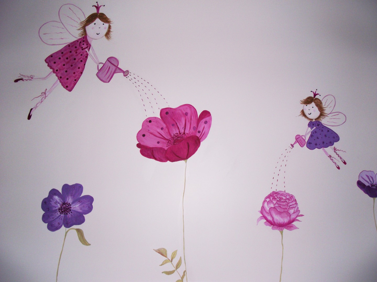 Fairies & Flowers Mural