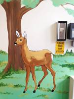 Deer And Tree Mural