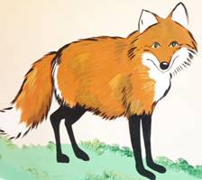 Fox Wall Mural