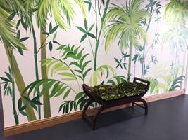 Jungle Palm Entrance Hall Mural