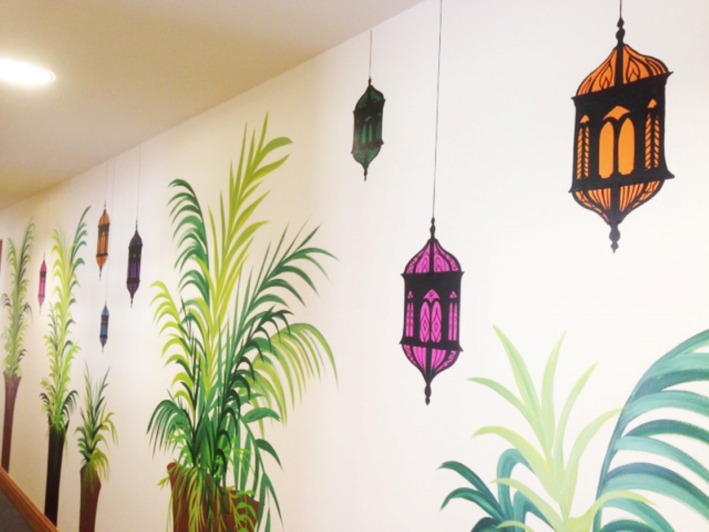 Moroccan Lantern Mural