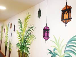 Moroccan Lantern Mural