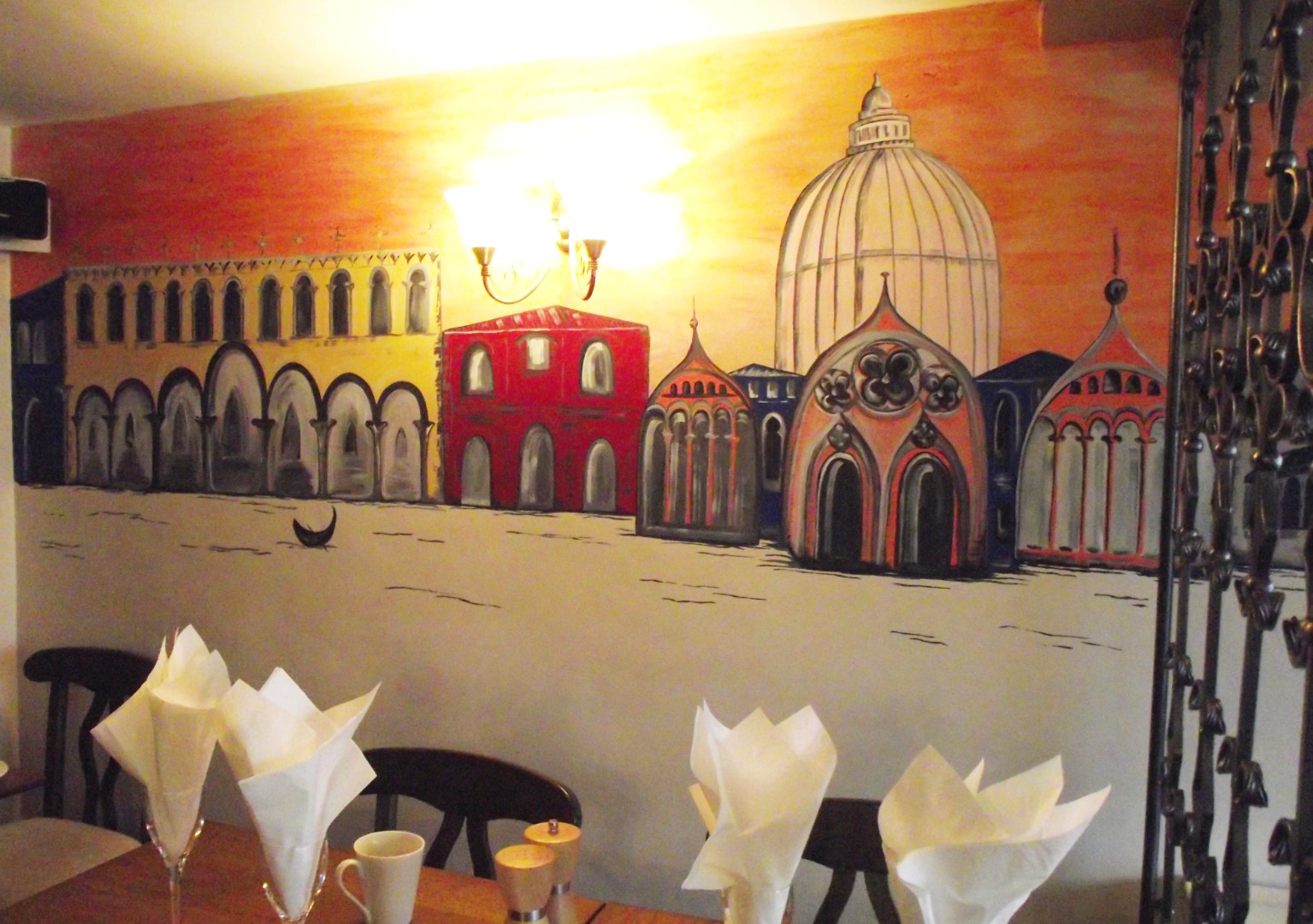 Venice Restaurant Mural