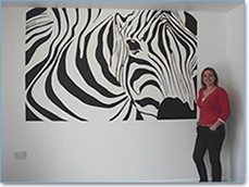 custom murals jungle