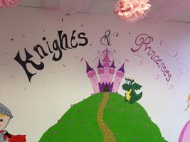Knights & Princesses Mural