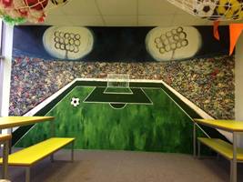 Football Goal Mural