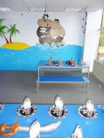 Pirate Party Room Mural