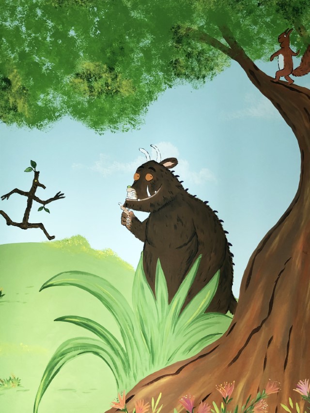 Gruffalo Stickman Mural Painting