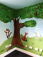 Woodland School Library Mural