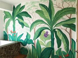 Tropical Palm Mural