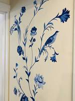 Hand Painted Chinoiserie Art
