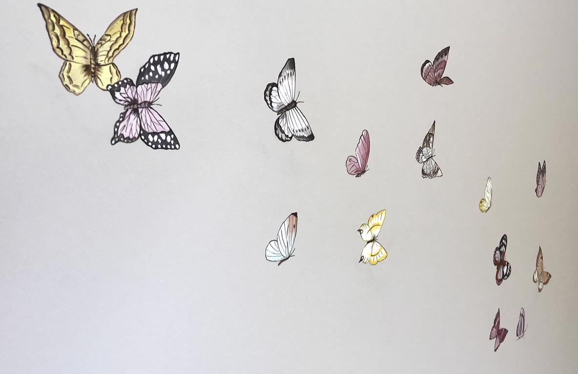 Butterfly Mural Art