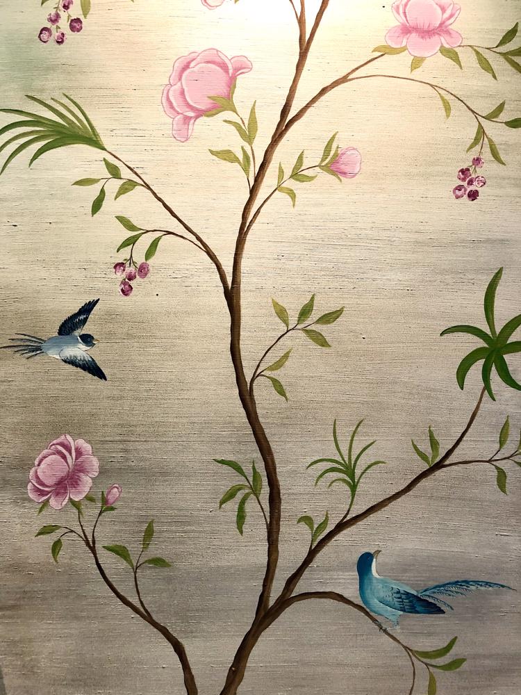 Blossom Bird De Gournay Style
