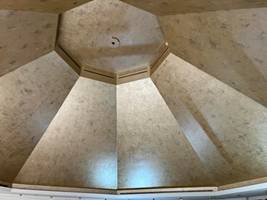 Carden Park Gold Metallic Paint Effect Ceiling