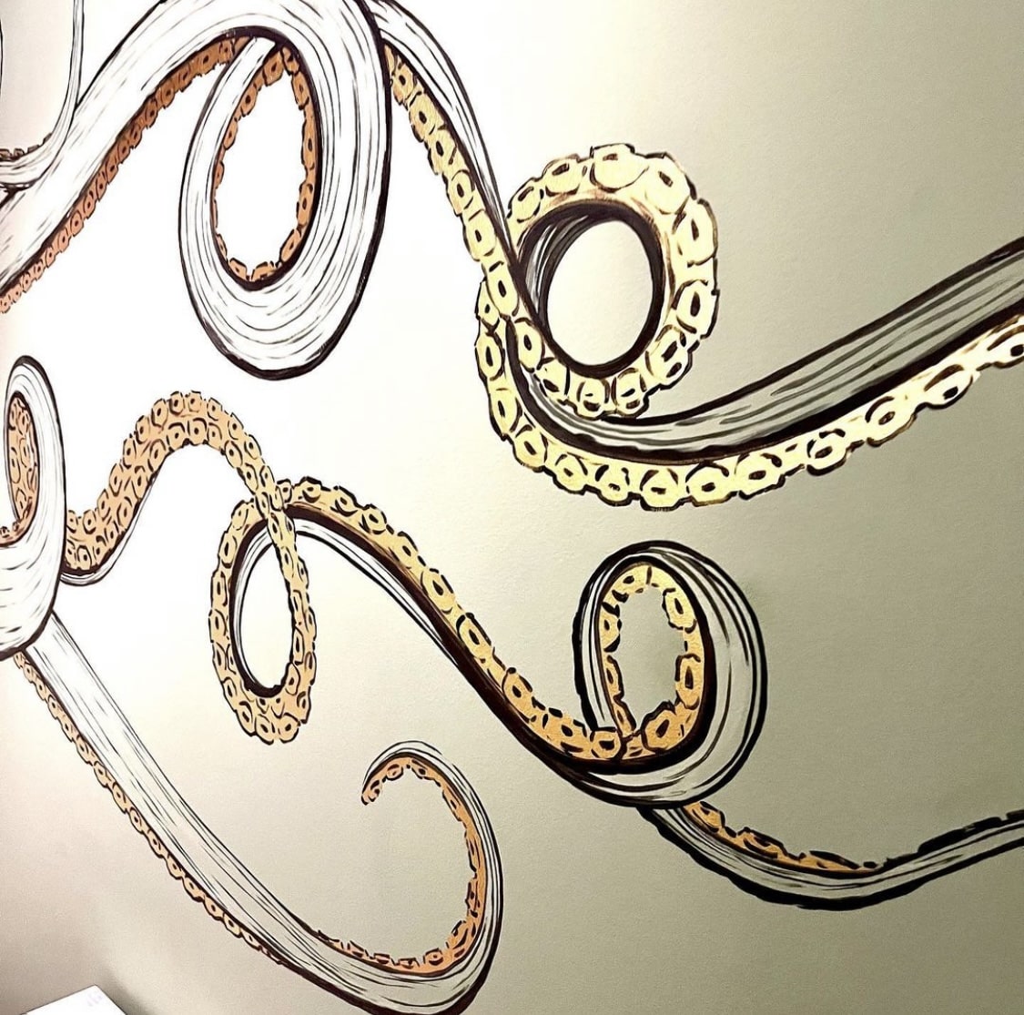 Gold Leaf Mural Painting