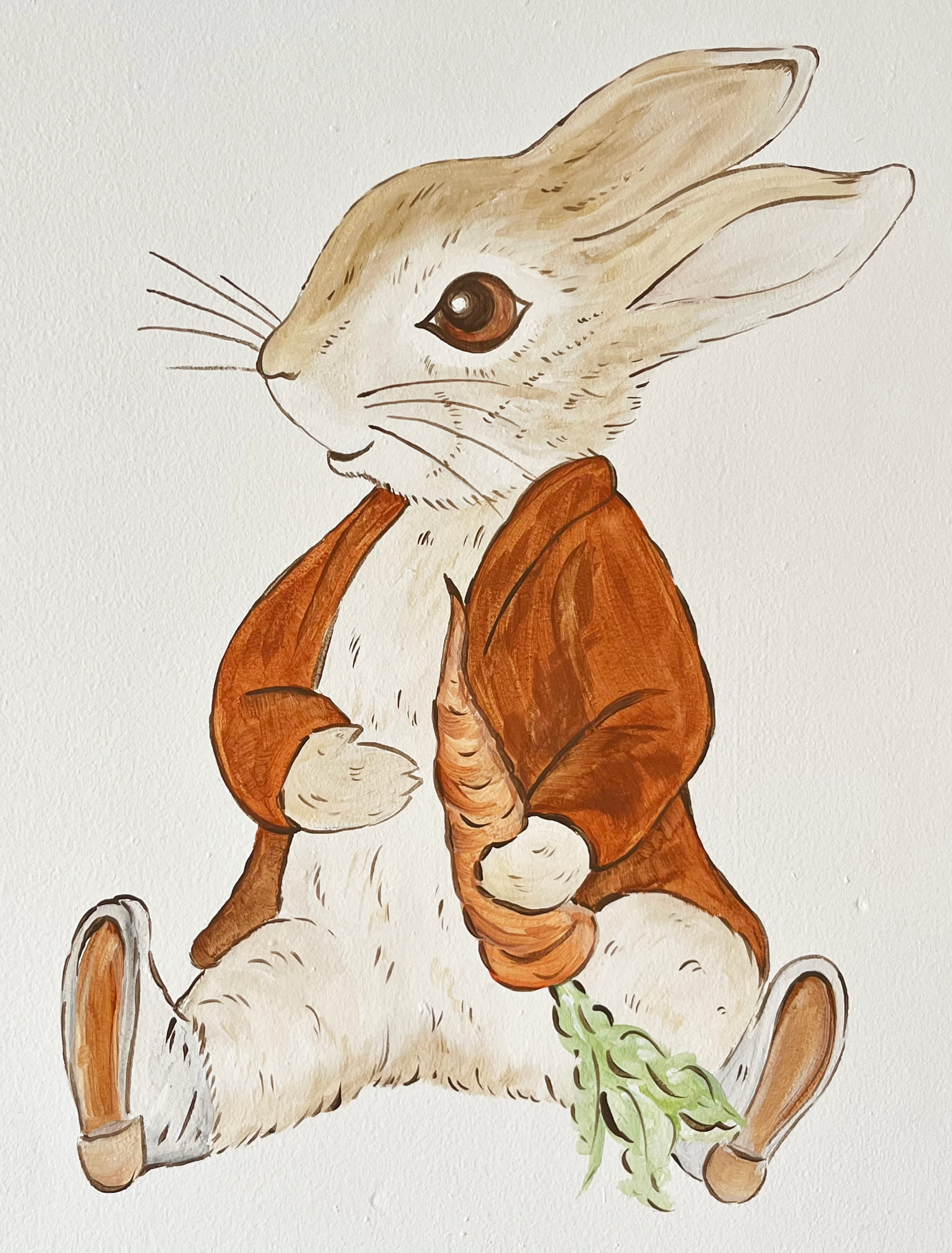 Benjamin Bunny Beatrix Potter Mural Painting
