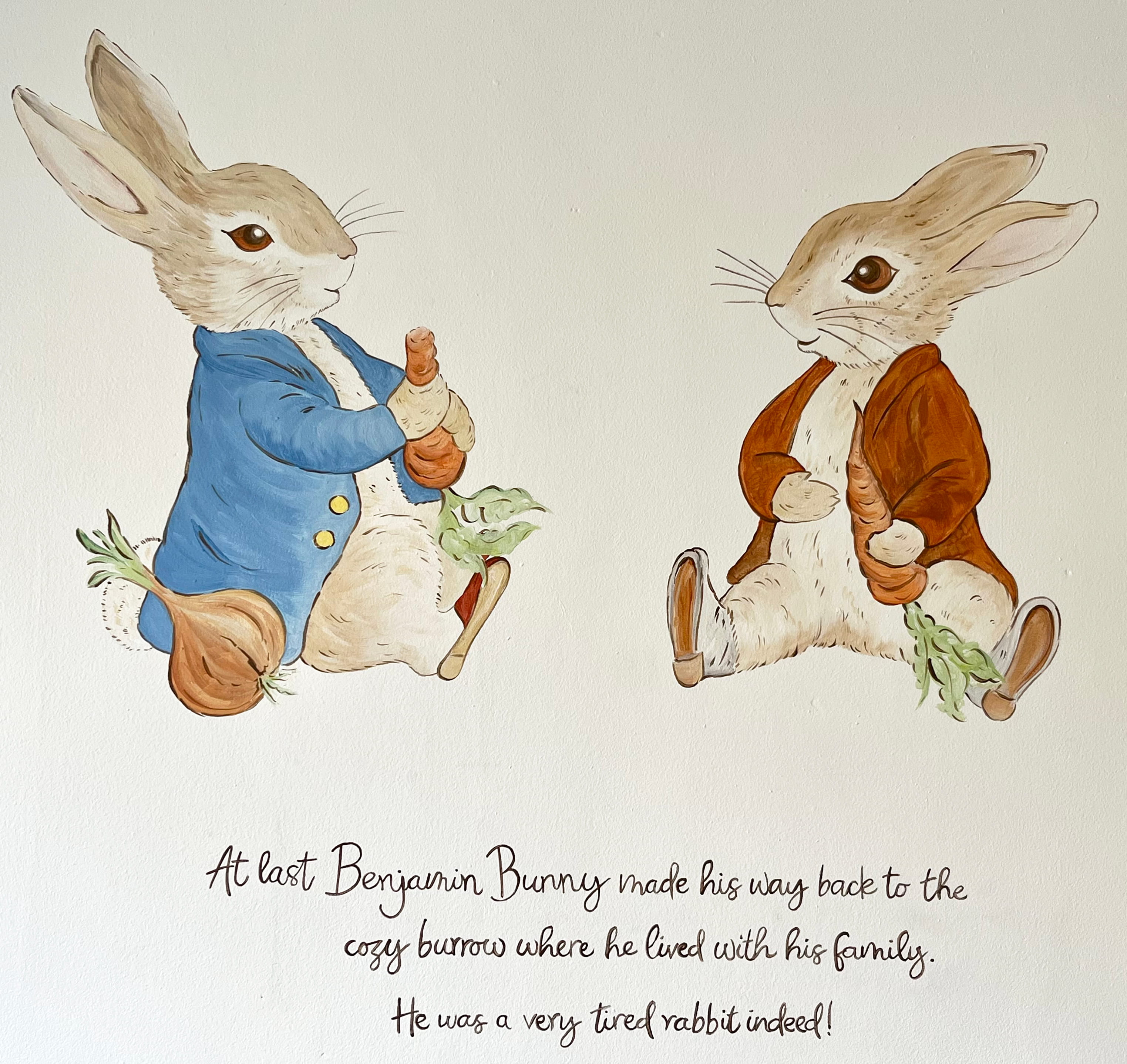 Peter Rabbit Beatrix Potter Wall Mural Painting