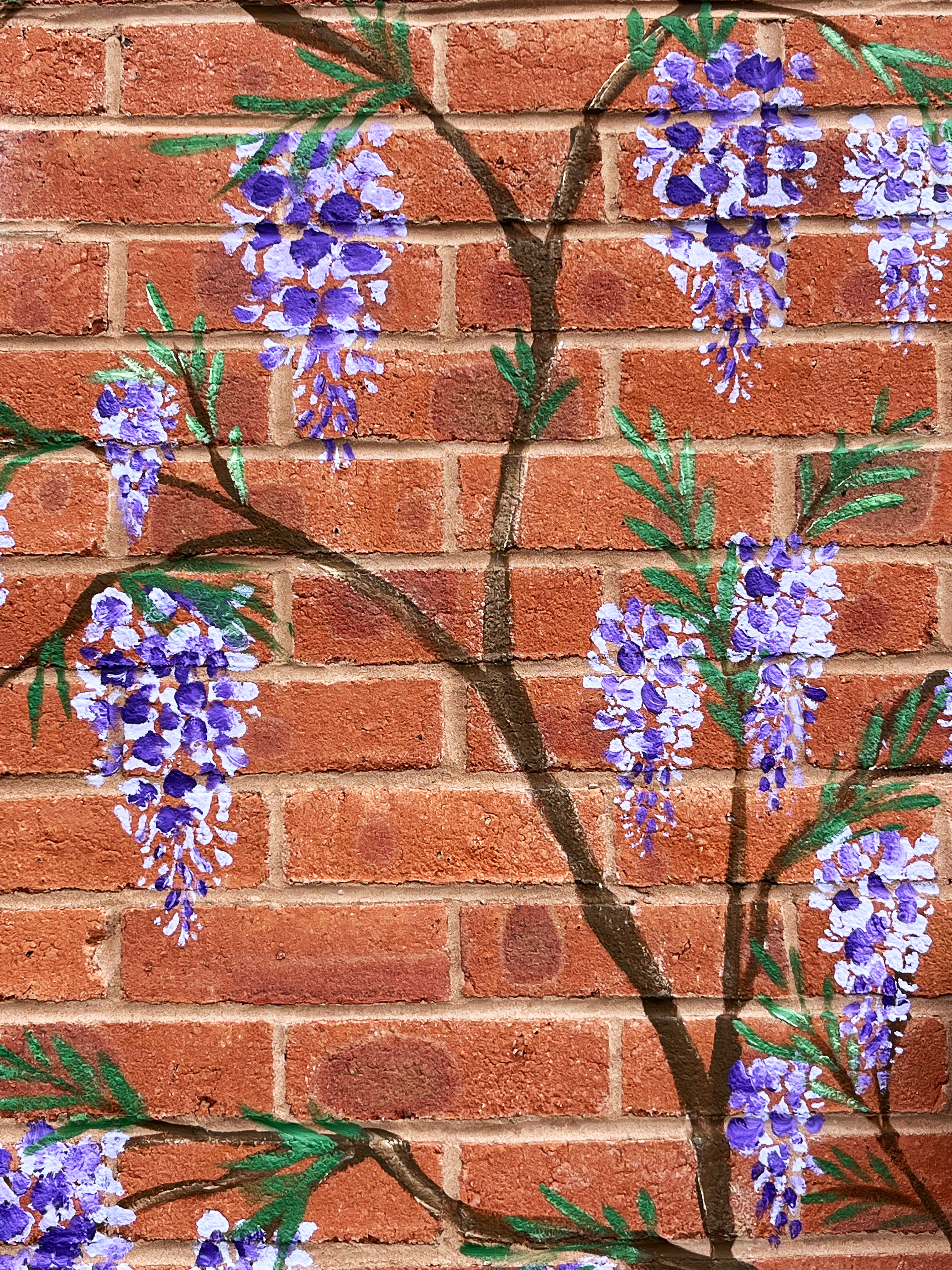 Hand Painted Outdoor Wall Mural